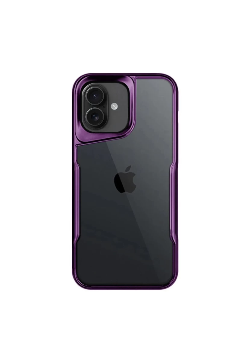 Apple iPhone 16 Plus Uyumlu Kılıf Boyi Silikon Kapak - Derin Mor