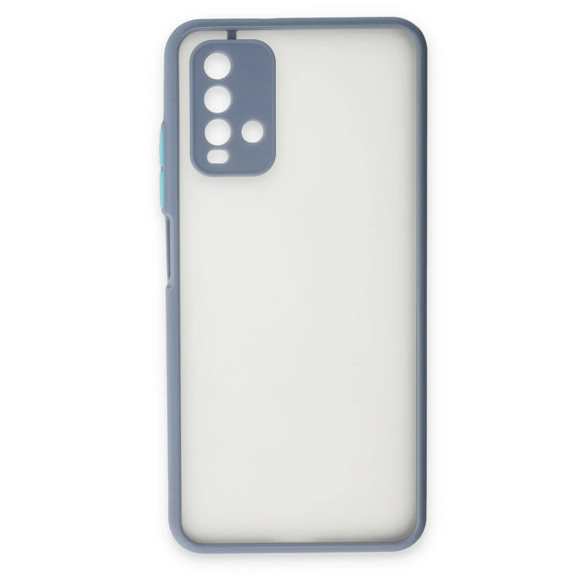 Xiaomi Redmi 9T Kılıf Montreal Silikon Kapak - Gri