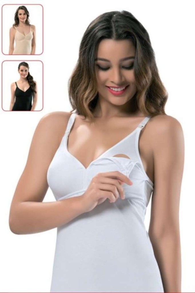 Emzirme Atleti 1268 Cream · Beden: XL · Renk: Cream