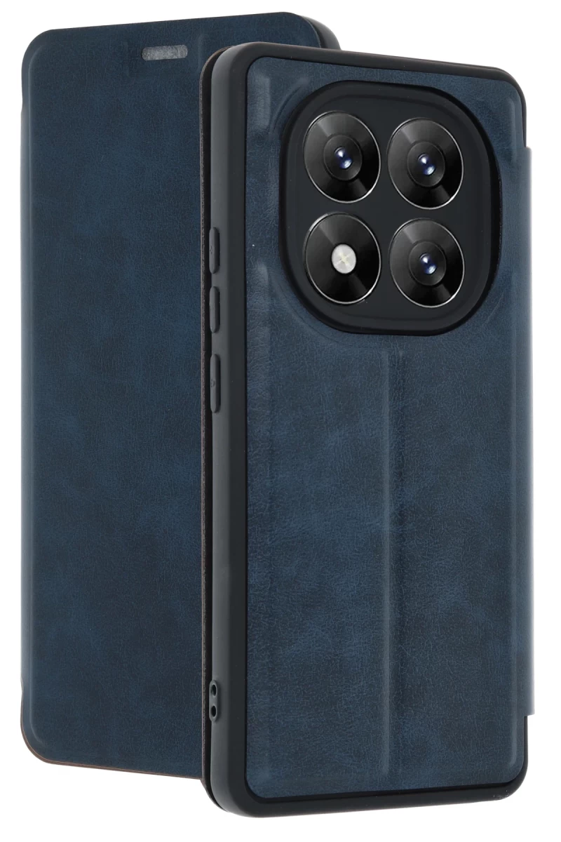 Xiaomi Redmi Note 14 Pro 5G Uyumlu Kılıf Flip Cover - Lacivert