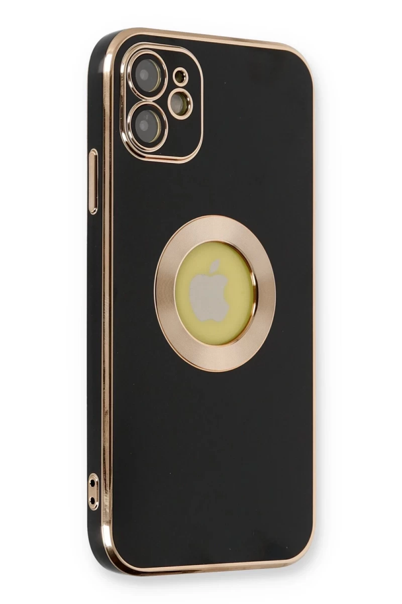 Apple iPhone 12 Uyumlu Kılıf Store Silikon - Siyah
