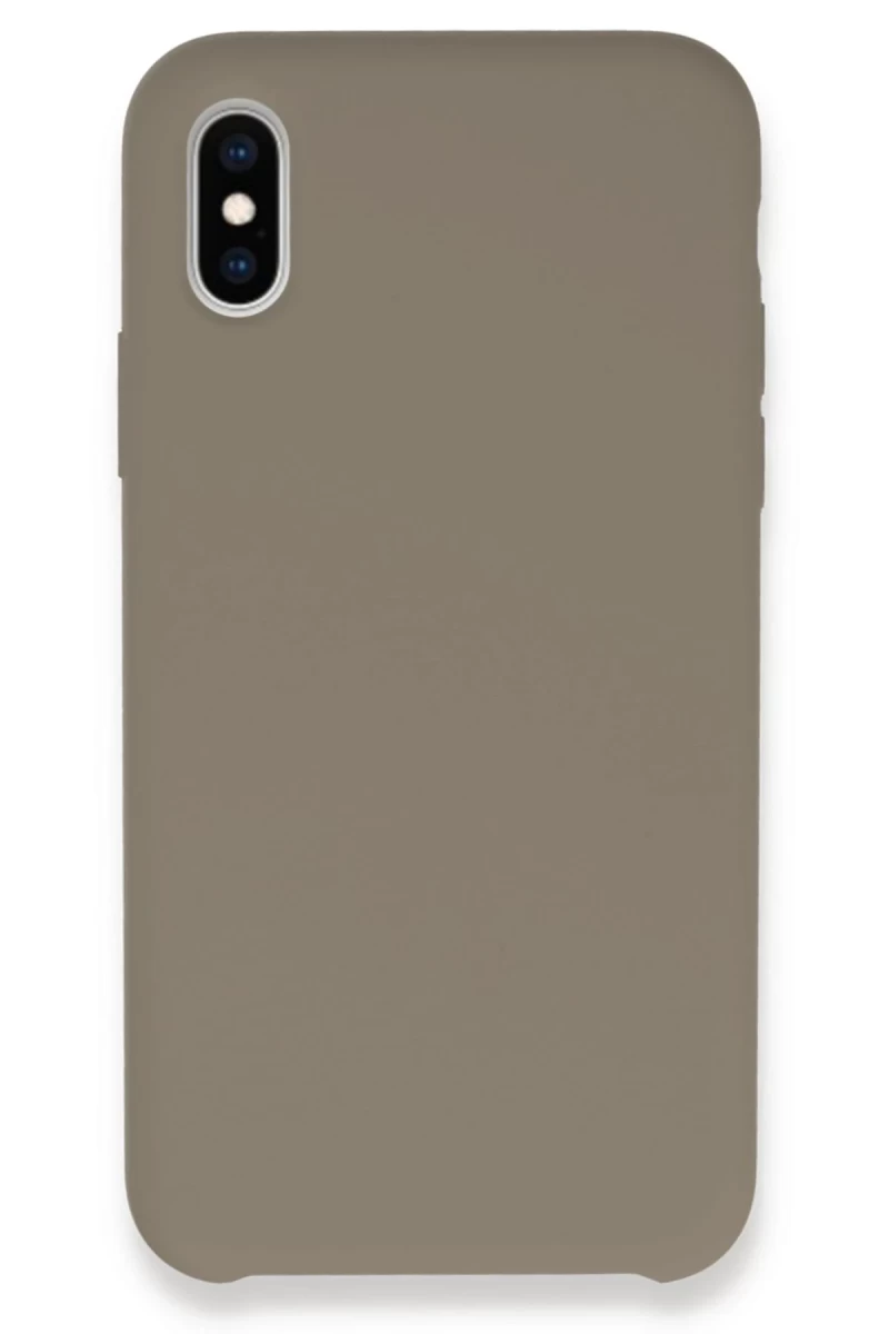 Apple iPhone XS Max Uyumlu Kılıf Lansman Legant Silikon - Bej