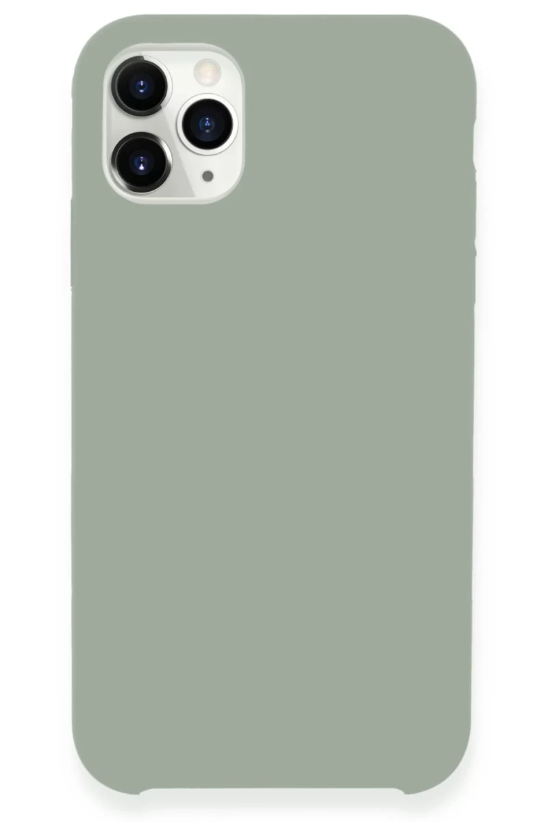 Apple iPhone 11 Pro Max Uyumlu Kılıf Lansman Legant Silikon - Açık Gri