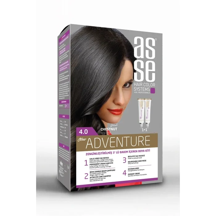 Saç Boya Seti 50 + 50 ml - 4.0
