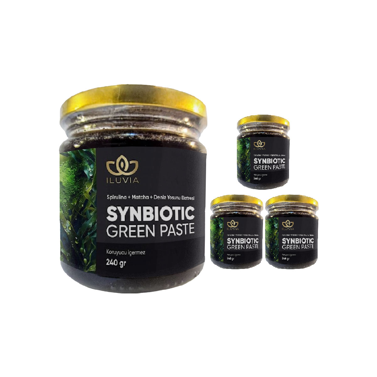 Synbiotic Green Paste Probiyotik İçerikli Bitkisel Macun 250 g 4 Adet