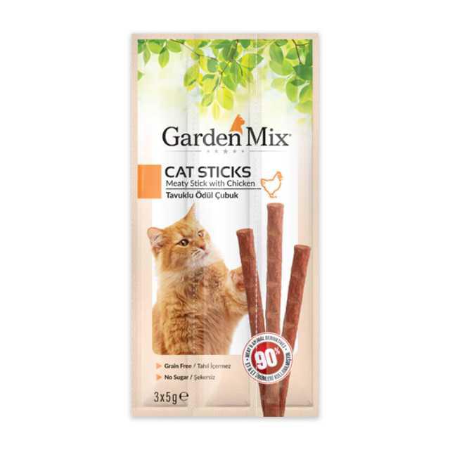 Mix Kedi Stick Ödül Maması Tavuklu 15gr 1 Adet