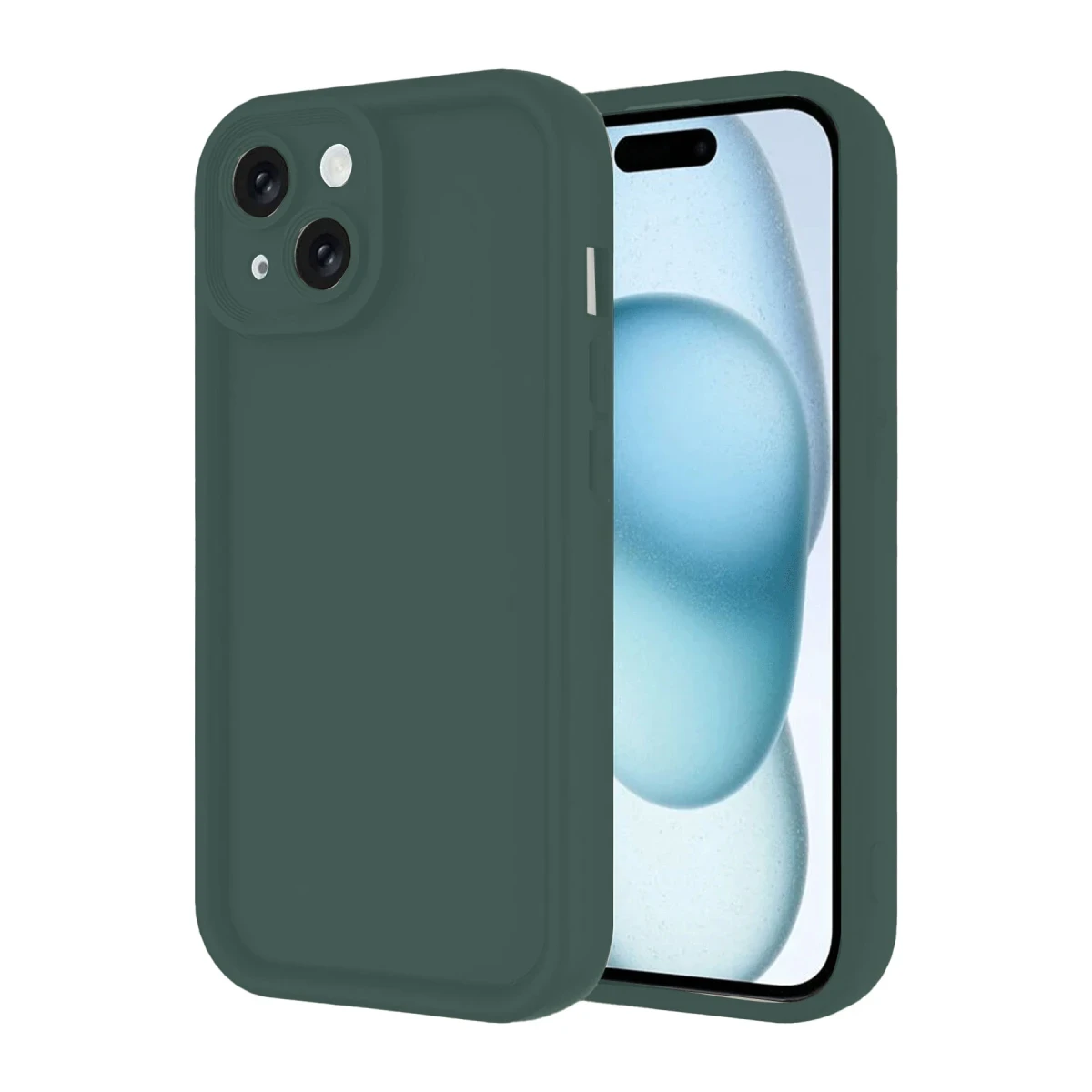 Apple iPhone 14 Uyumlu Kılıf Viera Silikon - Koyu Yeşil