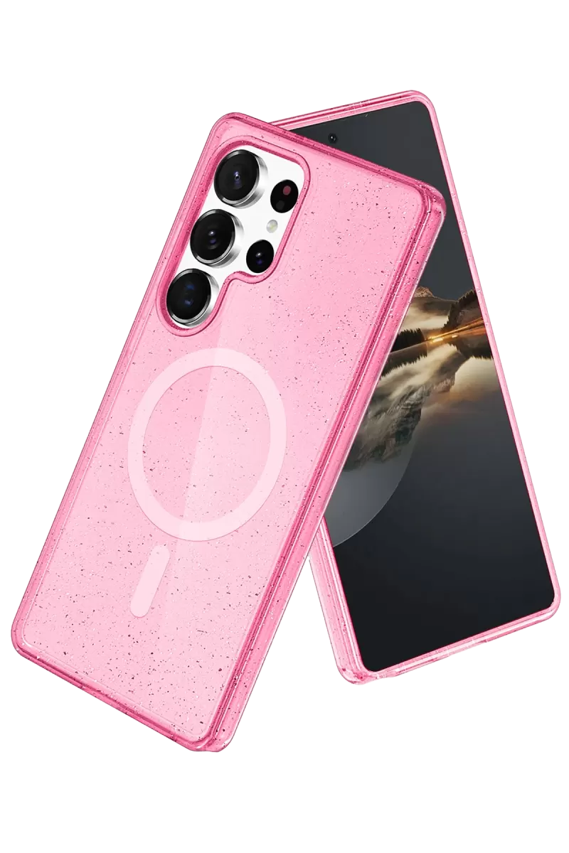 Joko Samsung Galaxy S25 Ultra Uyumlu Star Magsafe Kapak - Pembe