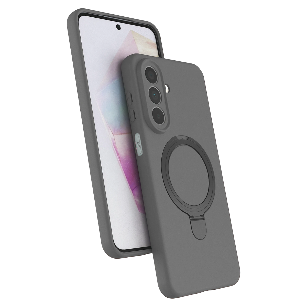 Samsung Galaxy A27 5G Regal Magsafe Standlı Kapak - Titan Gri