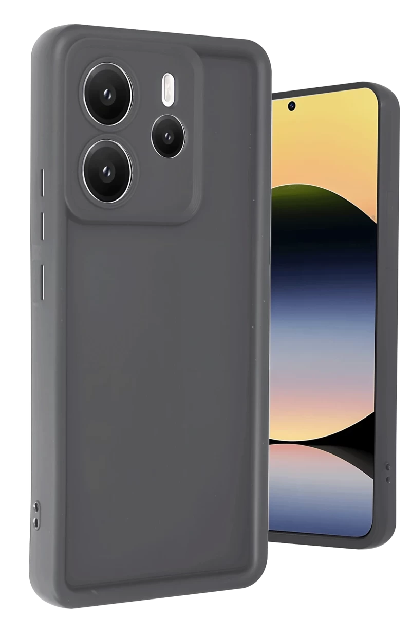 Xiaomi Redmi Note 14 4G Uyumlu Kılıf Viera Silikon - Gri