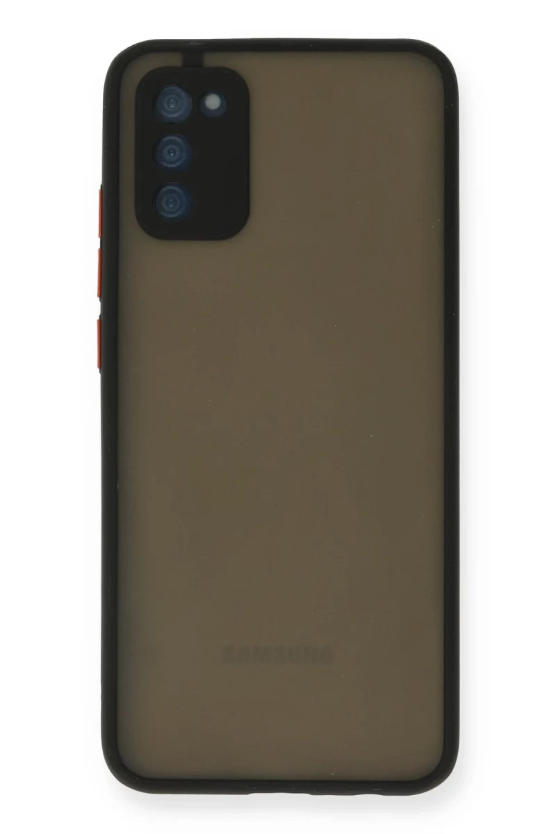 Samsung Galaxy A03S Uyumlu Kılıf Montreal Silikon Kapak - Siyah