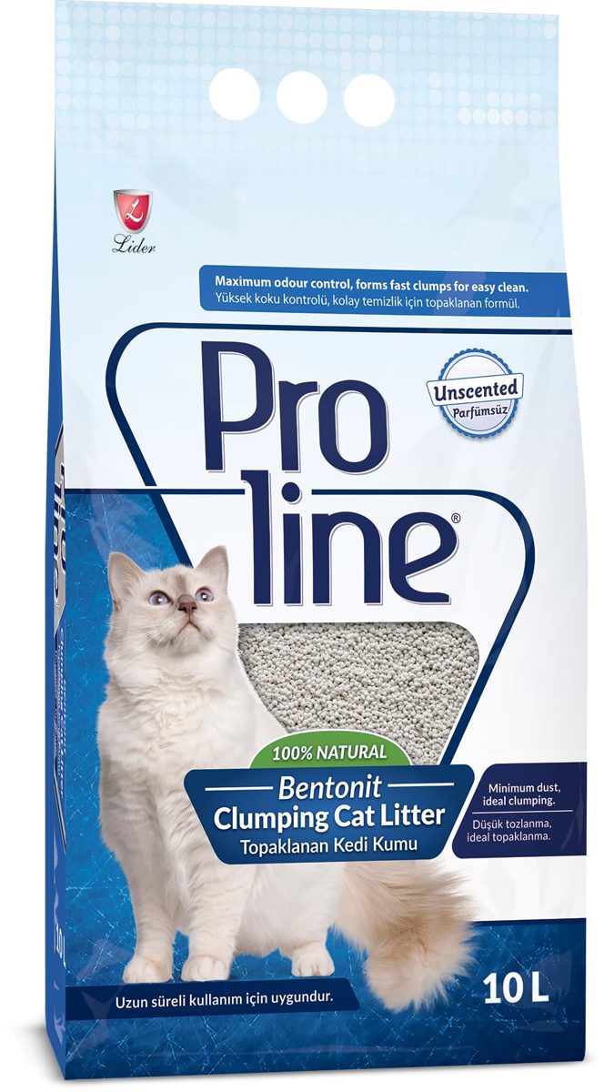 Proline 10 L Bentonit Topaklaşan Kedi Kumu
