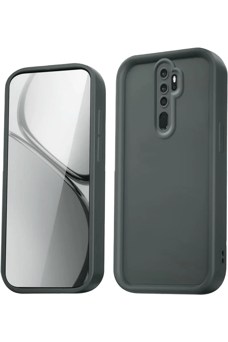 Xiaomi Redmi Note 8 Pro Uyumlu Kılıf Viera Silikon - Gri