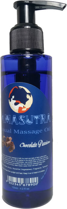 Kamasutra Big Size Sensual Chocolate Pleasure Massage Oil - Kamasutra Çikolata Er0tık Masaj Yağı 125 Ml
