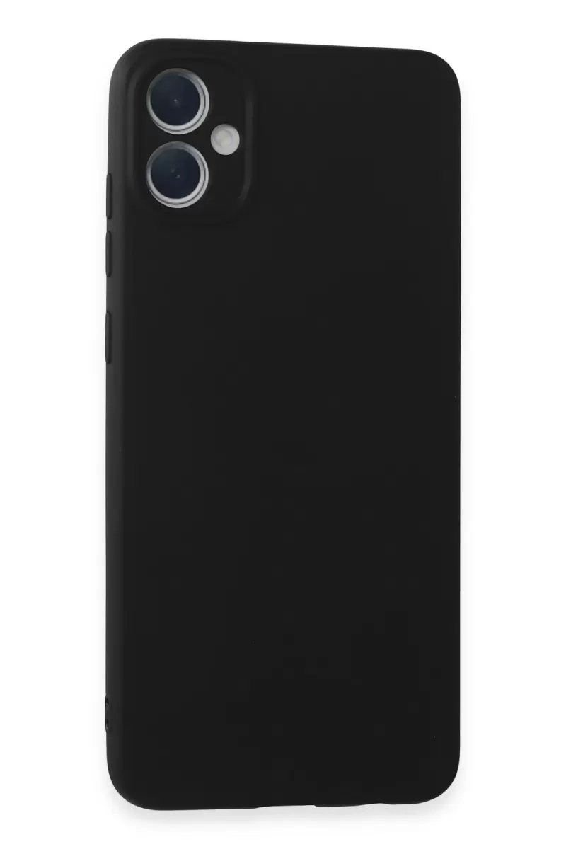 Samsung Galaxy A05 Uyumlu Kılıf First Silikon - Siyah