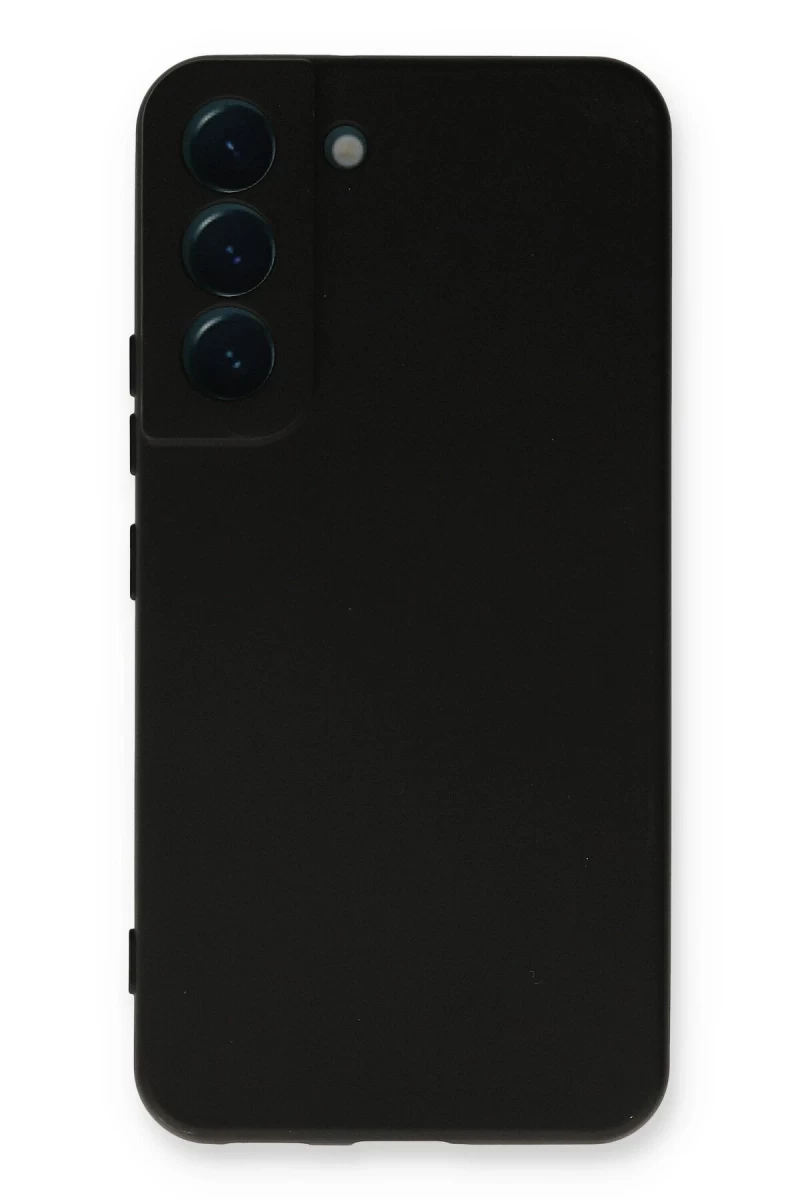 Samsung Galaxy S23 Plus Uyumlu Kılıf Nano içi Kadife Silikon - Siyah