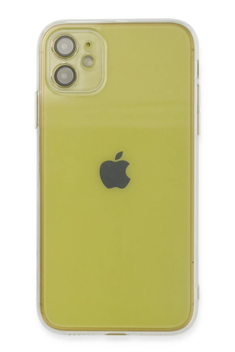 Apple iPhone 12 Uyumlu Kılıf Fly Lens Silikon - Şeffaf