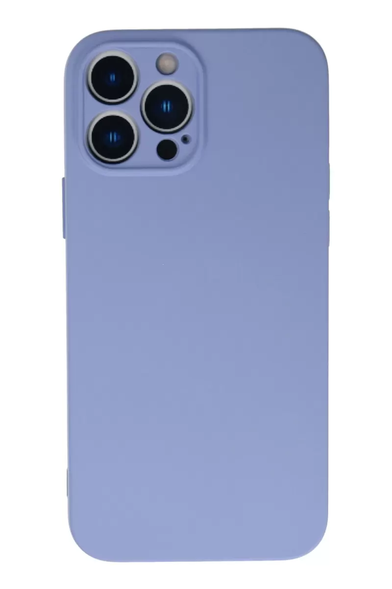 Apple iPhone 13 Pro Uyumlu Kılıf Nano içi Kadife Silikon - Lila