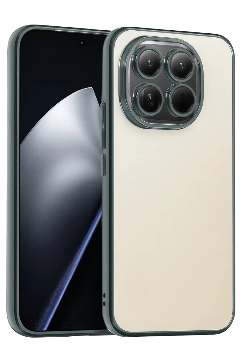 Xiaomi Mi 15 Uyumlu Lensli Silikon - Titan Gri