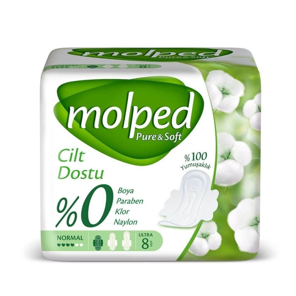 Pure&amp;Soft Normal Ped 8 Adet