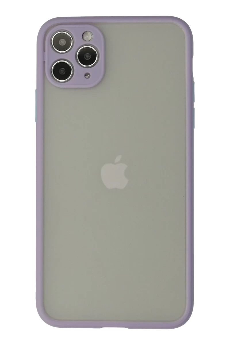 Apple iPhone 12 Pro Uyumlu Kılıf Montreal Silikon Kapak - Mor