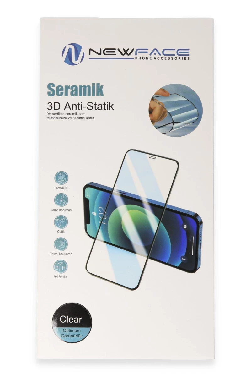 Apple iPhone 13 Uyumlu 3D Antistatik Seramik Nano Ekran Koruyucu