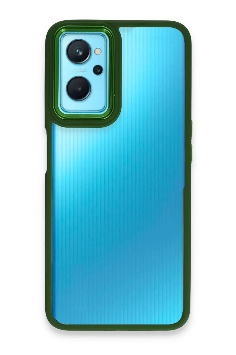 Realme 9i 4G Uyumlu Kılıf Dora Kapak - Haki Yeşil