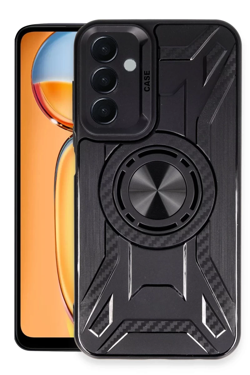 Samsung Galaxy A35 5G Uyumlu Kılıf Lincoln Silikon - Siyah