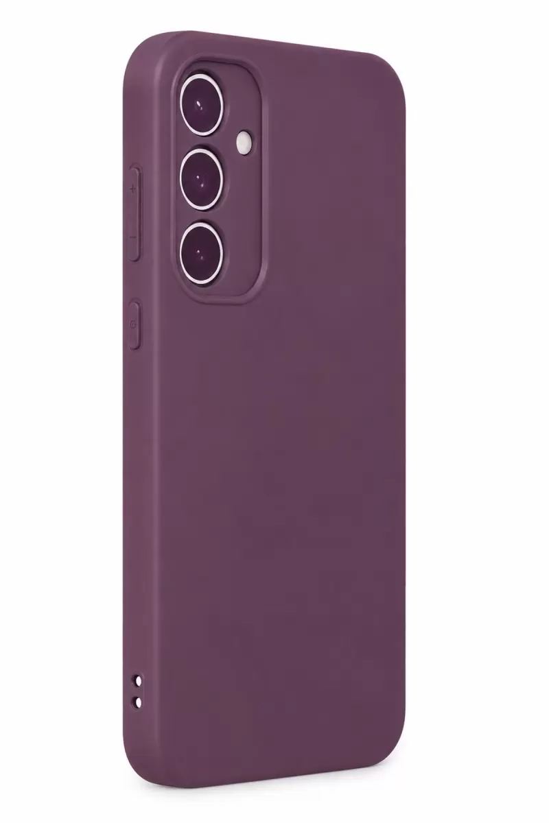 Samsung Galaxy A35 5G Uyumlu Kılıf First Silikon - Mürdüm