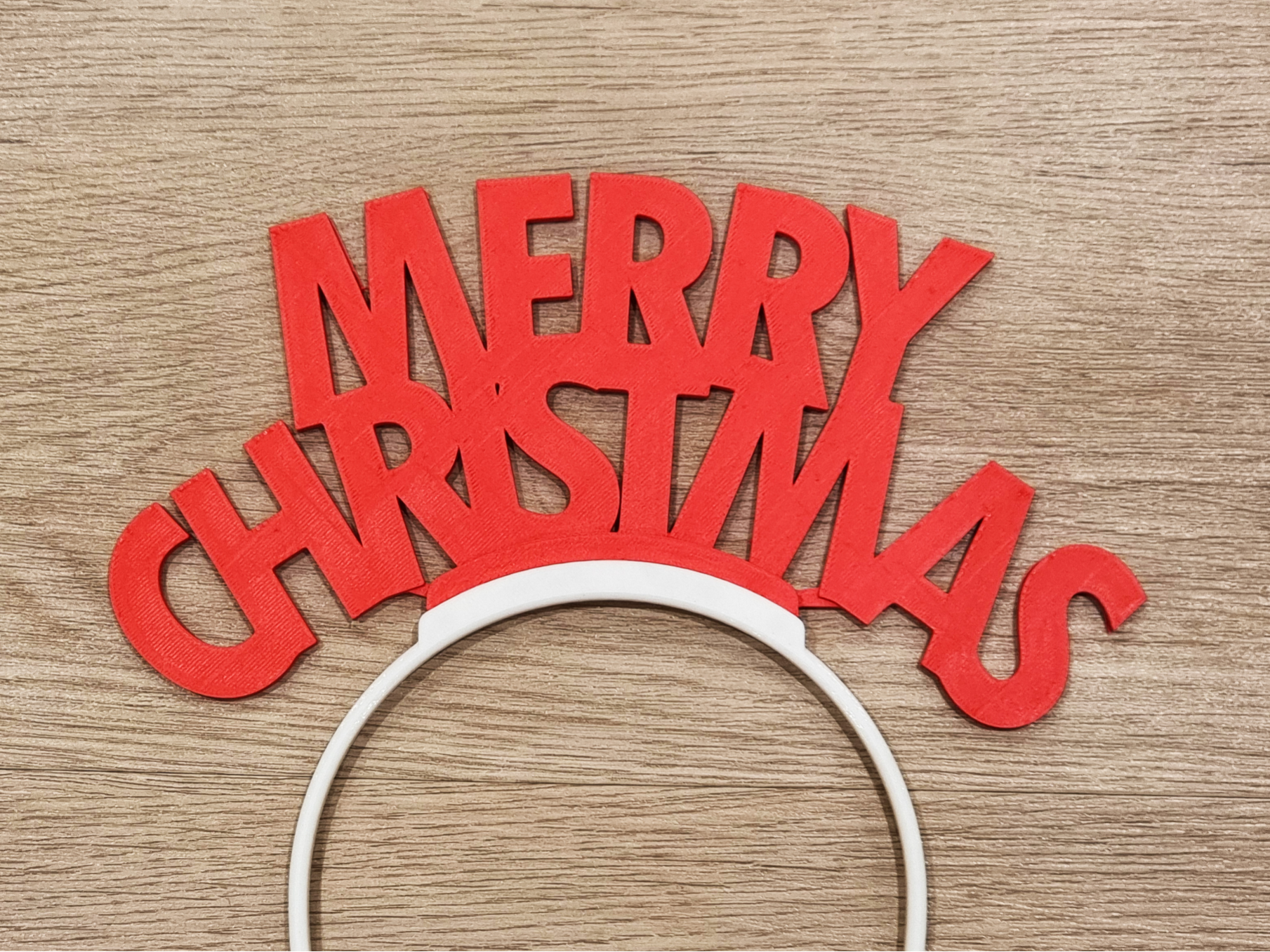 Merry Christmas Yazılı Yılbaşı Saç Bandı Parti Aksesuarı Noel Taç Bandı