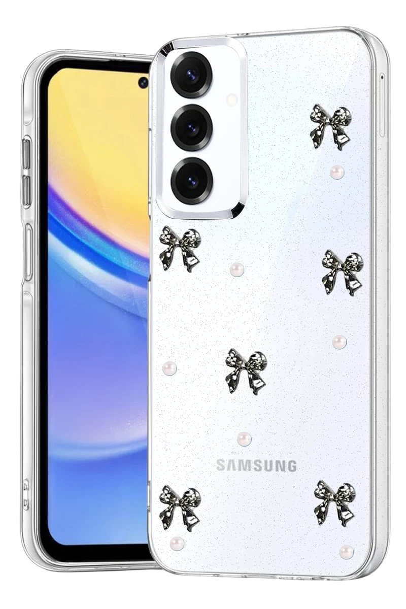 Samsung Galaxy S25 Plus Uyumlu Fiyonk Desenli Kapak - Desen 8