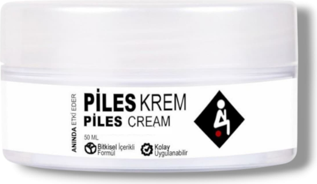 Piles Cream Bitkisel Içerikli Anında Etkili Bakım Kremi 50 ml