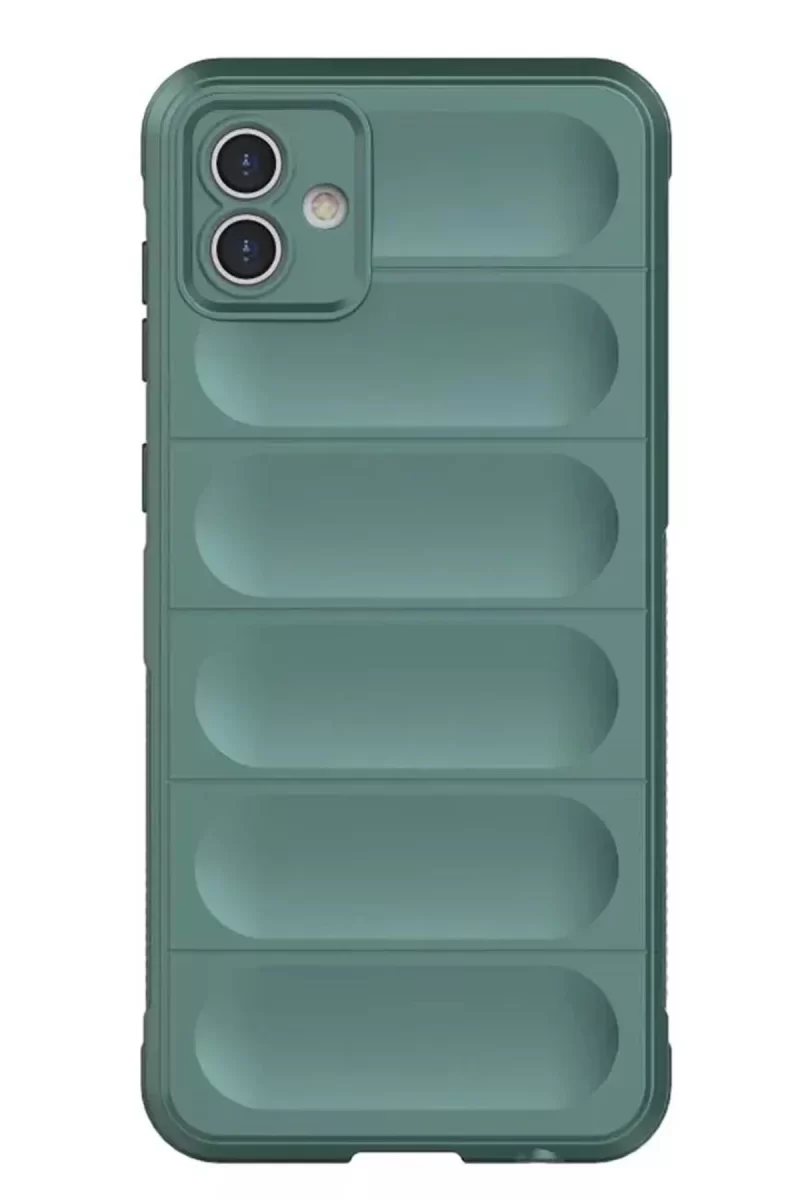 Samsung Galaxy A05 Uyumlu Kılıf Optimum Silikon - Koyu Yeşil