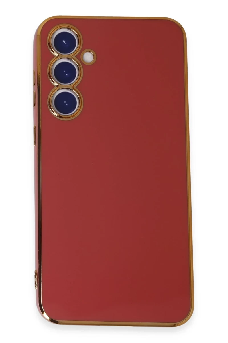 Samsung Galaxy S23 FE Uyumlu Kılıf Volet Silikon - Kırmızı