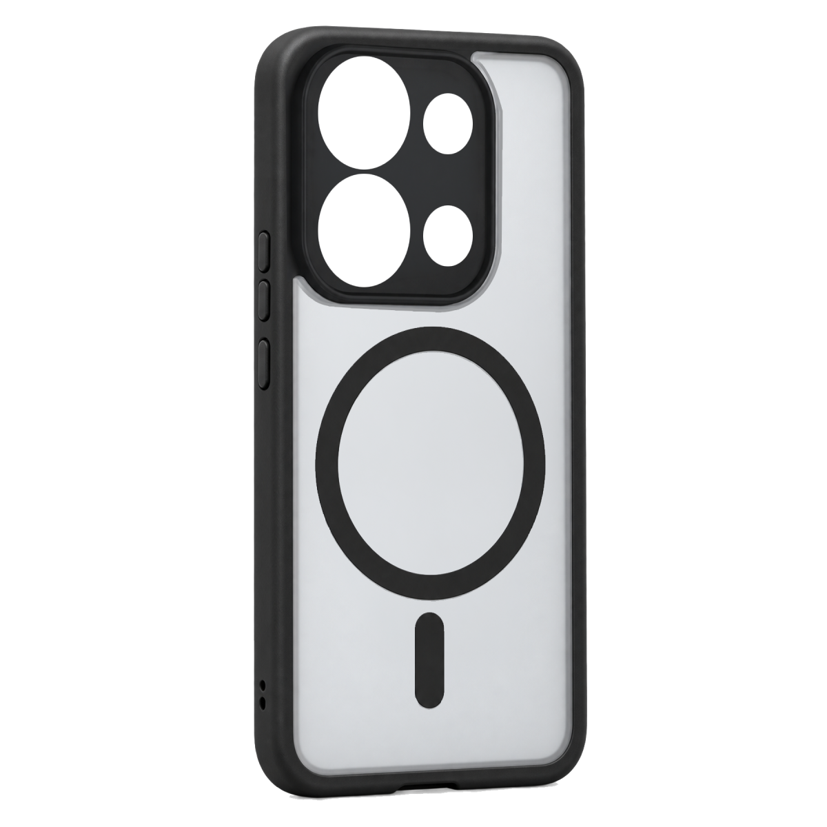 Xiaomi Redmi Note 13 4G Loji Magsafe Kapak - Siyah