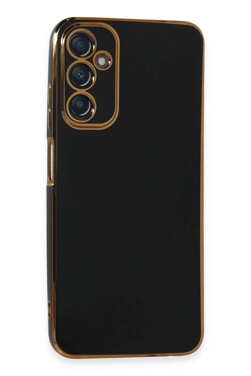 Samsung Galaxy A05S Uyumlu Kılıf Volet Silikon - Siyah