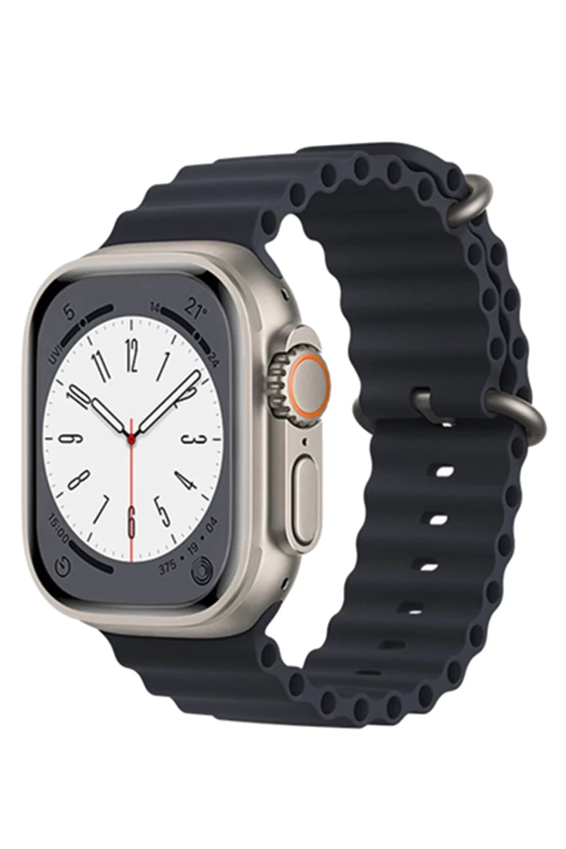 Apple Watch 38mm Uyumlu Ocean Kordon - Lacivert