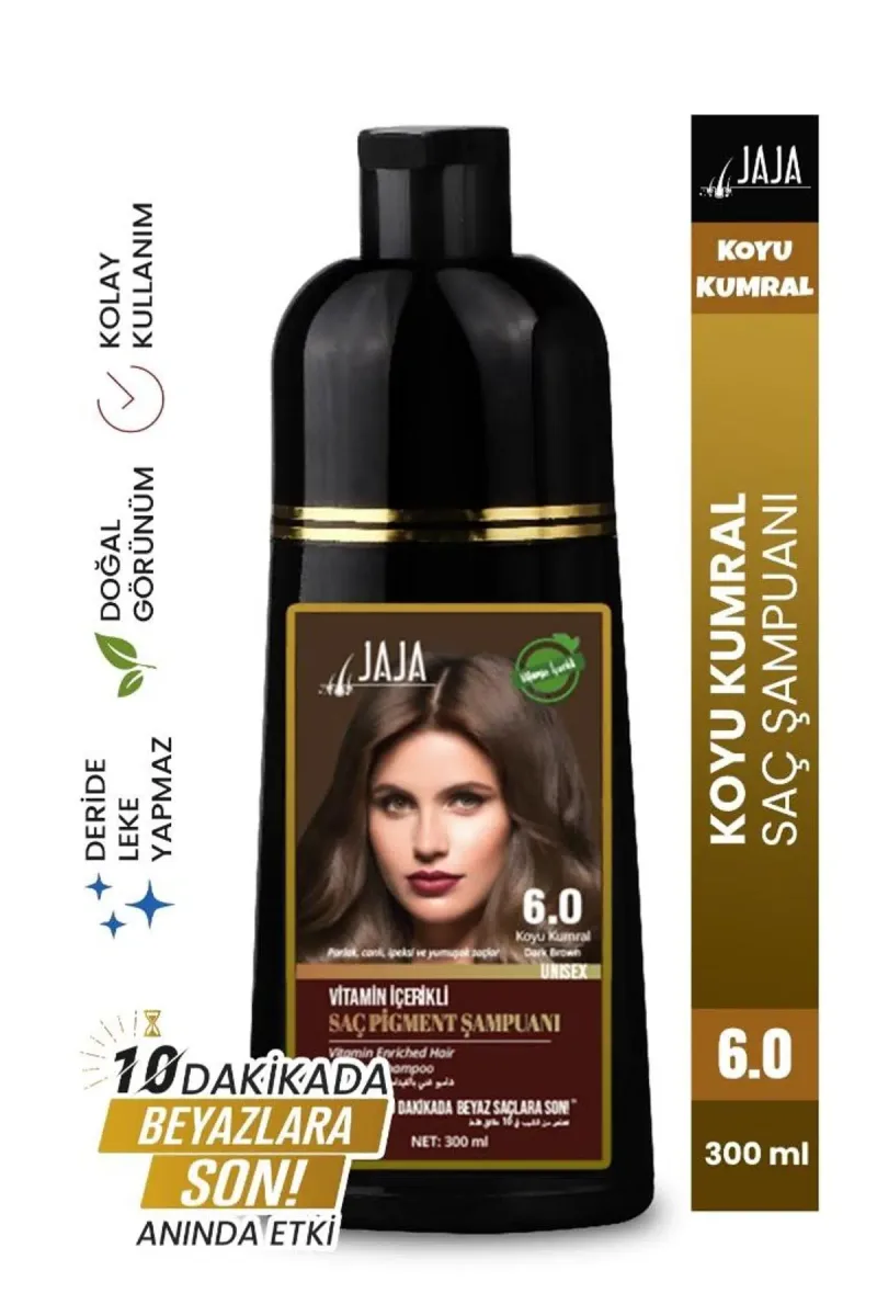 Saç Pigment Şampuanı 300 ML - 6.0 Koyu Kumral