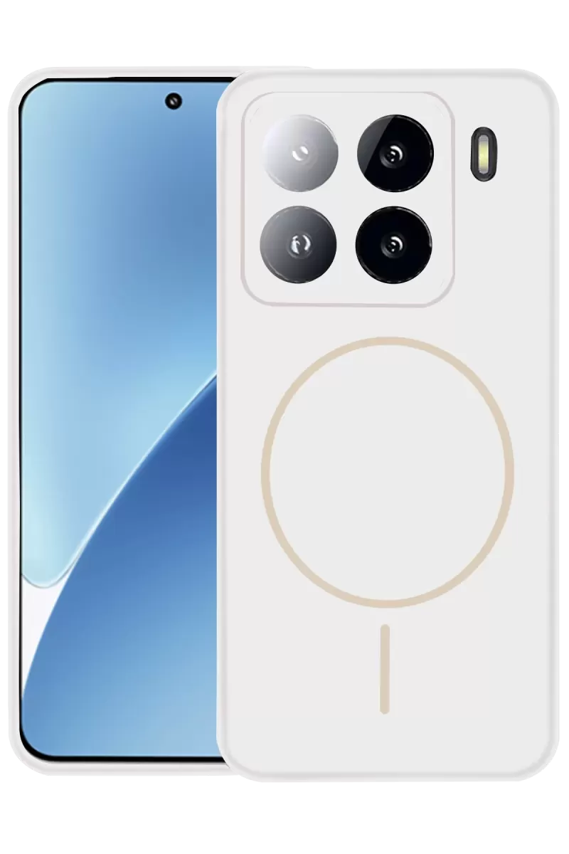 Joko Xiaomi Mi 15 Pro Uyumlu Kılıf Jully Magsafe Kapak - Beyaz