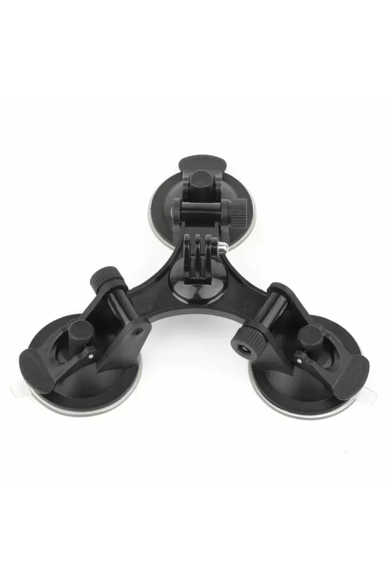 Gopro Hero 13 12 11 9 8 7 6 5 4 3 Aksiyon Kamerası Vantuzlu 3lü Bağlantı Aracı