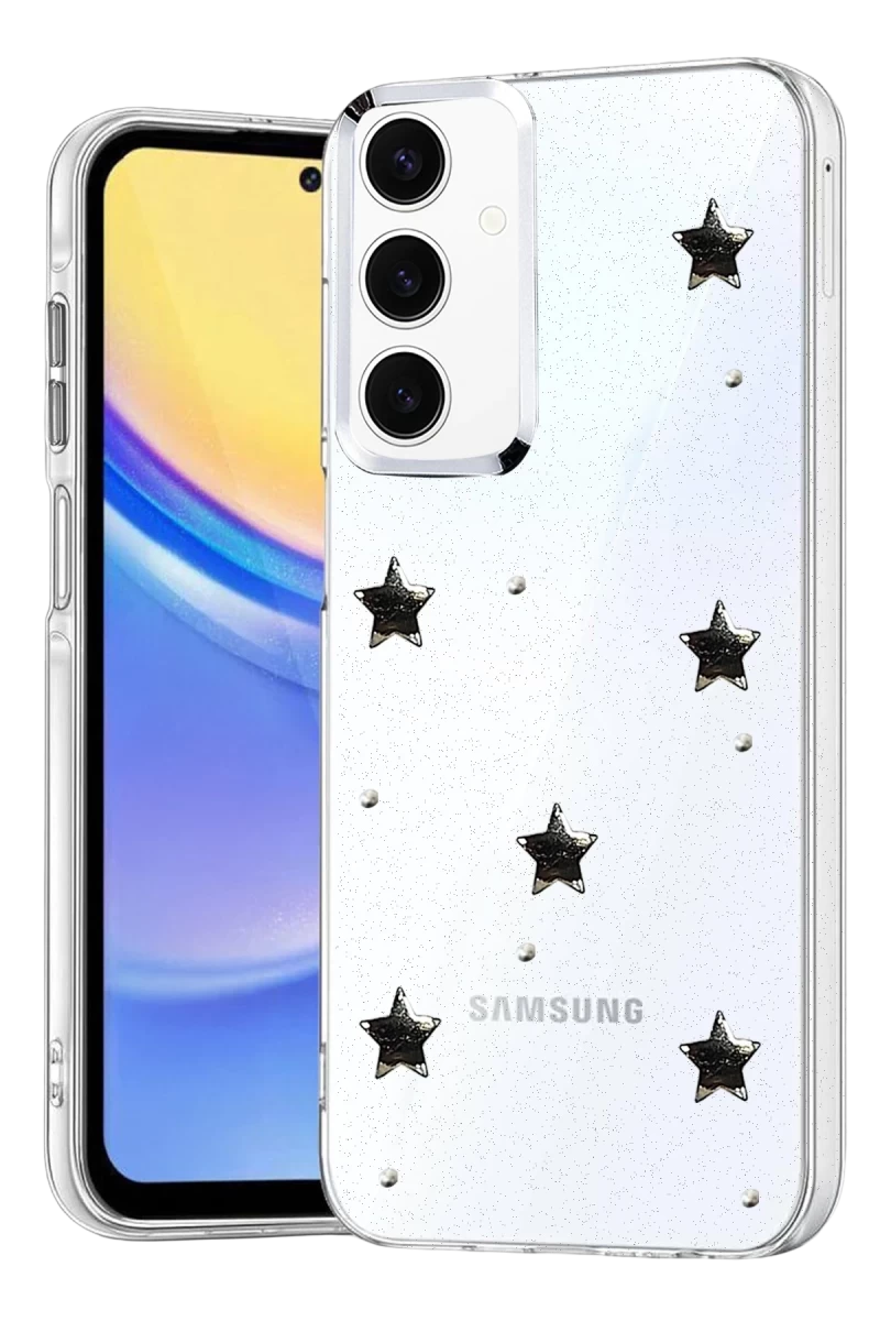 Samsung Galaxy A35 5G Uyumlu Fiyonk Desenli Kapak - Desen 4