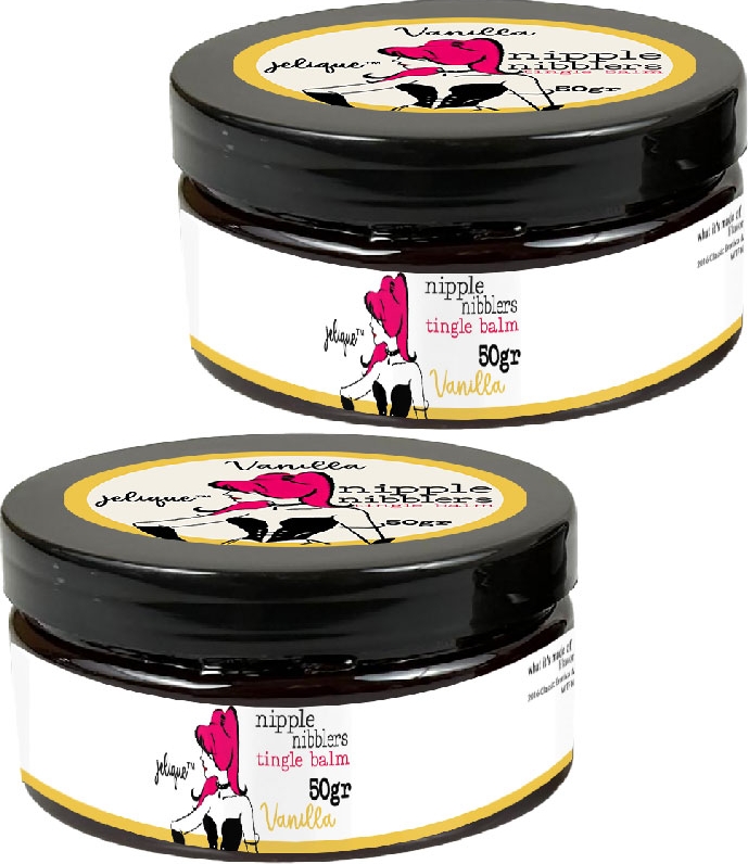 Nipple Nibblers Erotictingle Vanilla 2 Adet Memeucu Hareketlendirici Balsam Vanilya Aromalı 50ML - Vanilyalı Göğüskremi