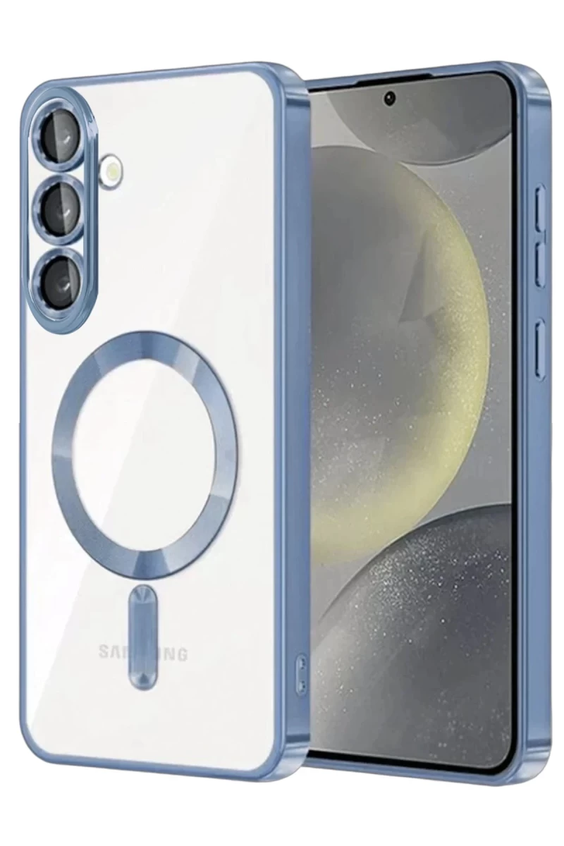 Samsung Galaxy S26 Uyumlu Kross Magneticsafe Kapak - Sierra Blue
