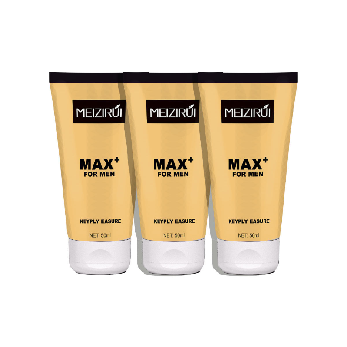 Meizirui Max 3 Adet Erkekler İçin XXXLFastEffect ED Kremi - Doğal Yağlı (MAX Plus) Erkek Masaj Kremi