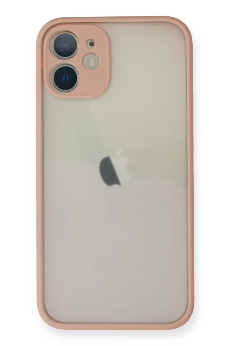 Apple iPhone 11 Pro Max Uyumlu Kılıf Montreal Silikon Kapak - Pembe