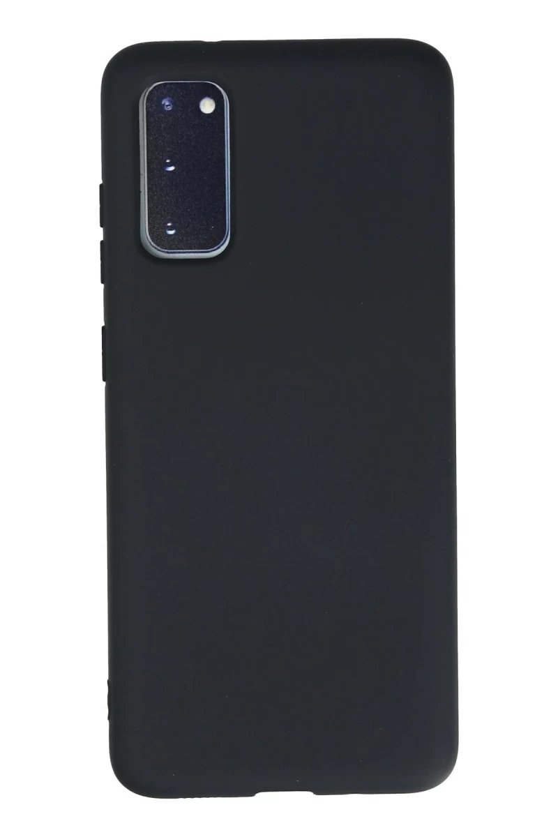 Samsung Galaxy S20 Uyumlu Kılıf Nano içi Kadife Silikon - Lacivert