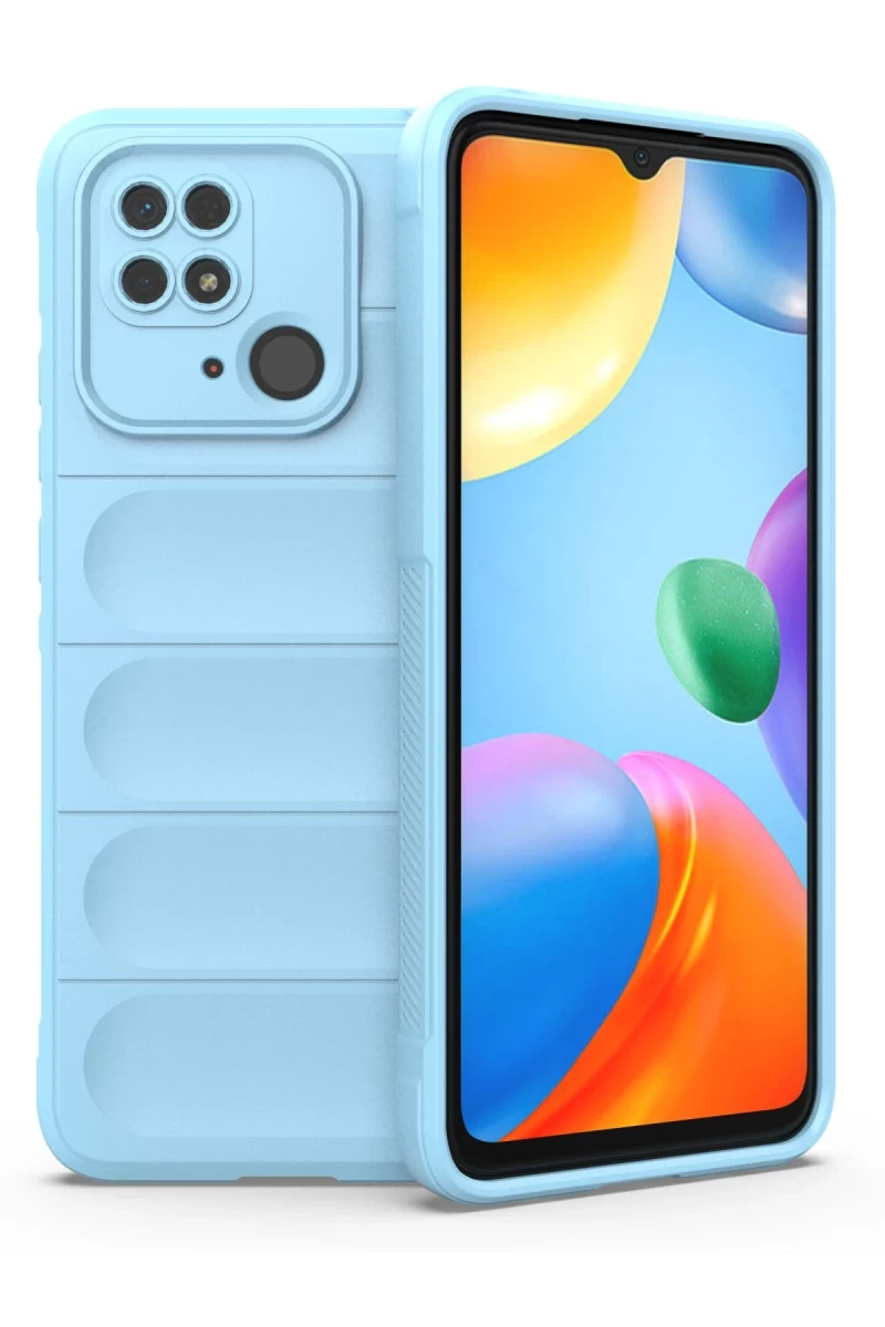 Xiaomi Redmi 10C Uyumlu Kılıf Optimum Silikon - Sky Blue