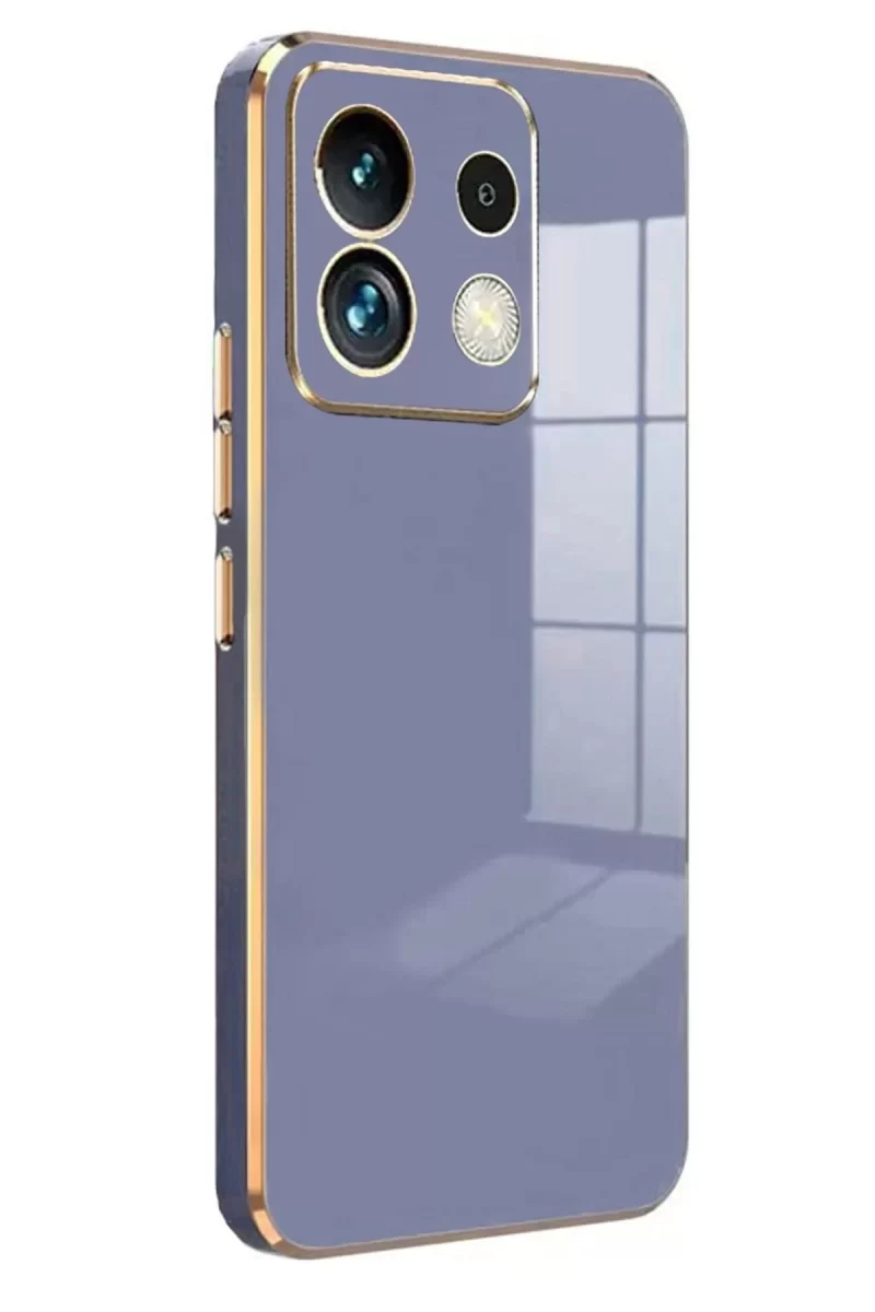 Xiaomi Poco M6 Pro 4G Uyumlu Kılıf Volet Silikon - Mavi