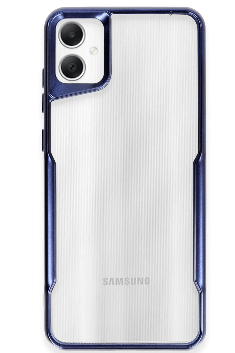 Samsung Galaxy A06 Uyumlu Kılıf Boyi Silikon Kapak - Lacivert