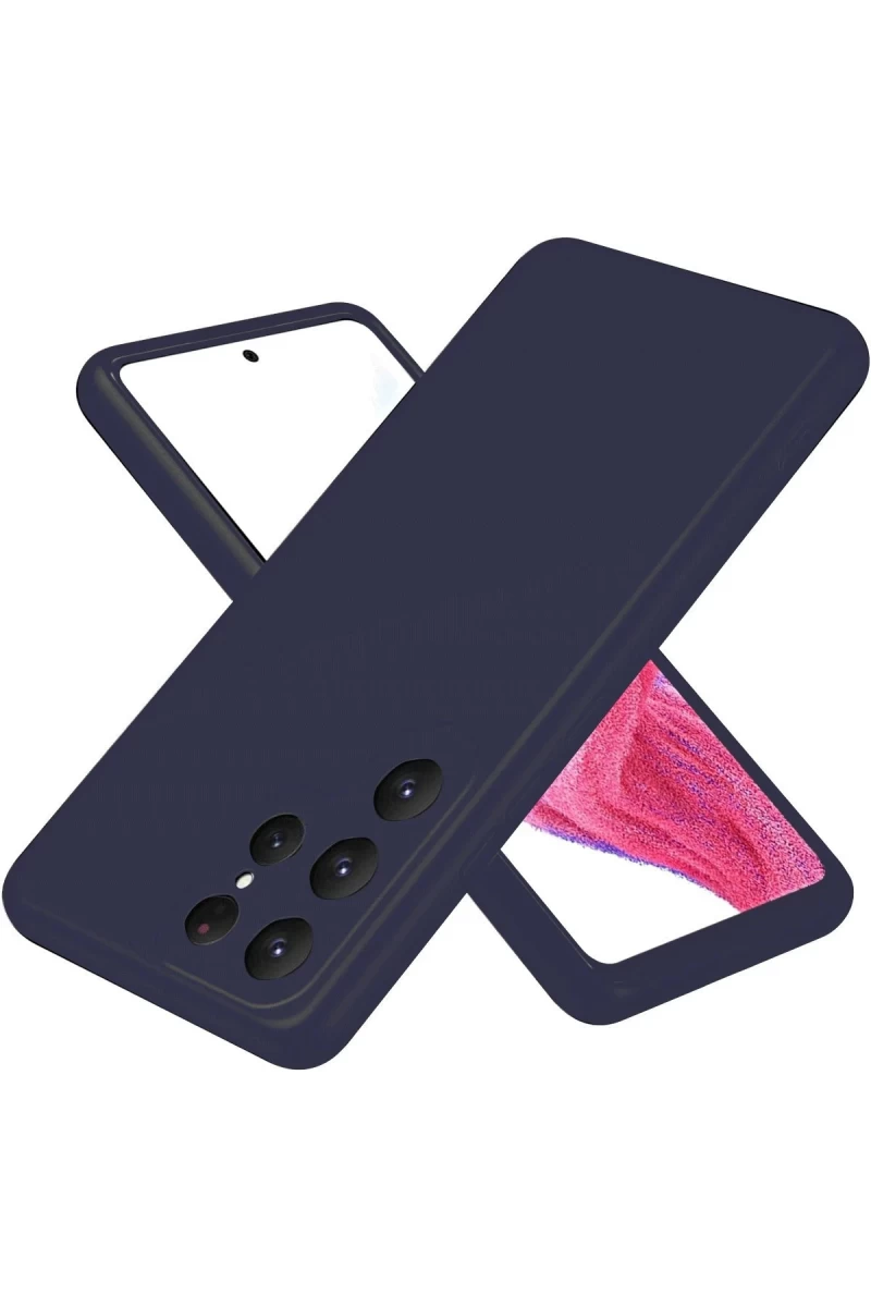 Samsung Galaxy S25 Ultra Uyumlu Kılıf First Silikon - Lacivert
